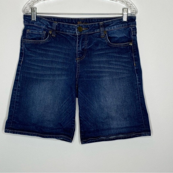 Kut from the Kloth Dark Wash Bermuda Short - Picture 3 of 10